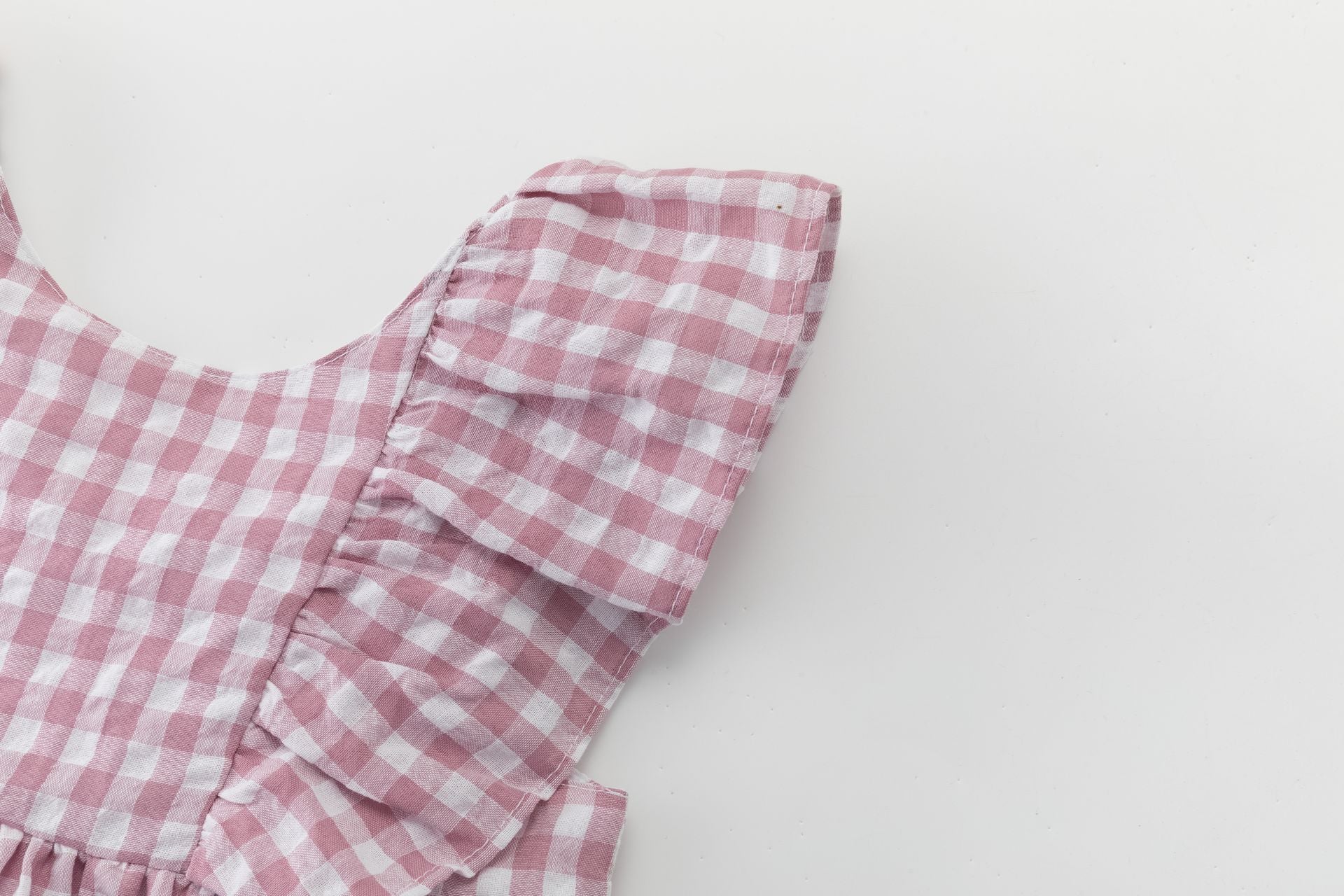 Vestido cuadros Vichy con volantes