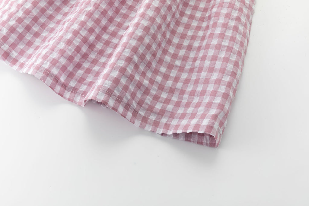 Vestido cuadros Vichy con volantes