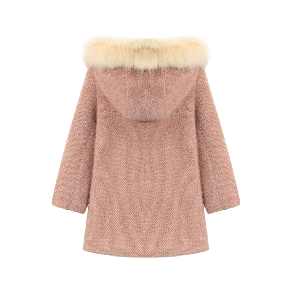 Abrigo paño niña