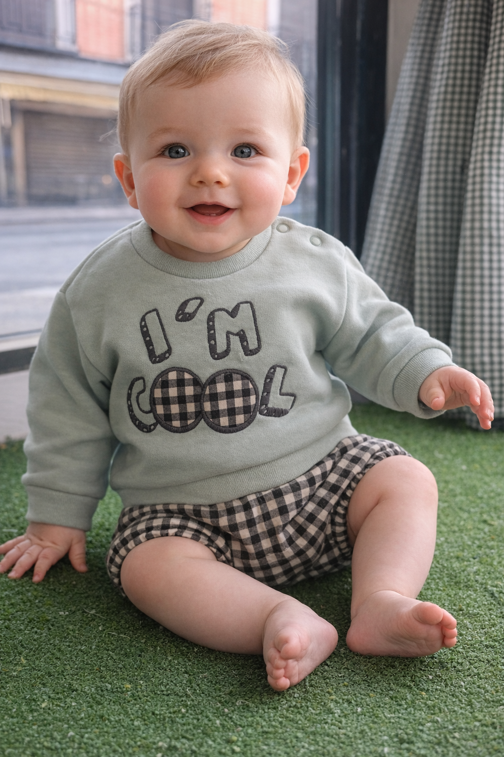 Conjunto sudadera + braguita niño