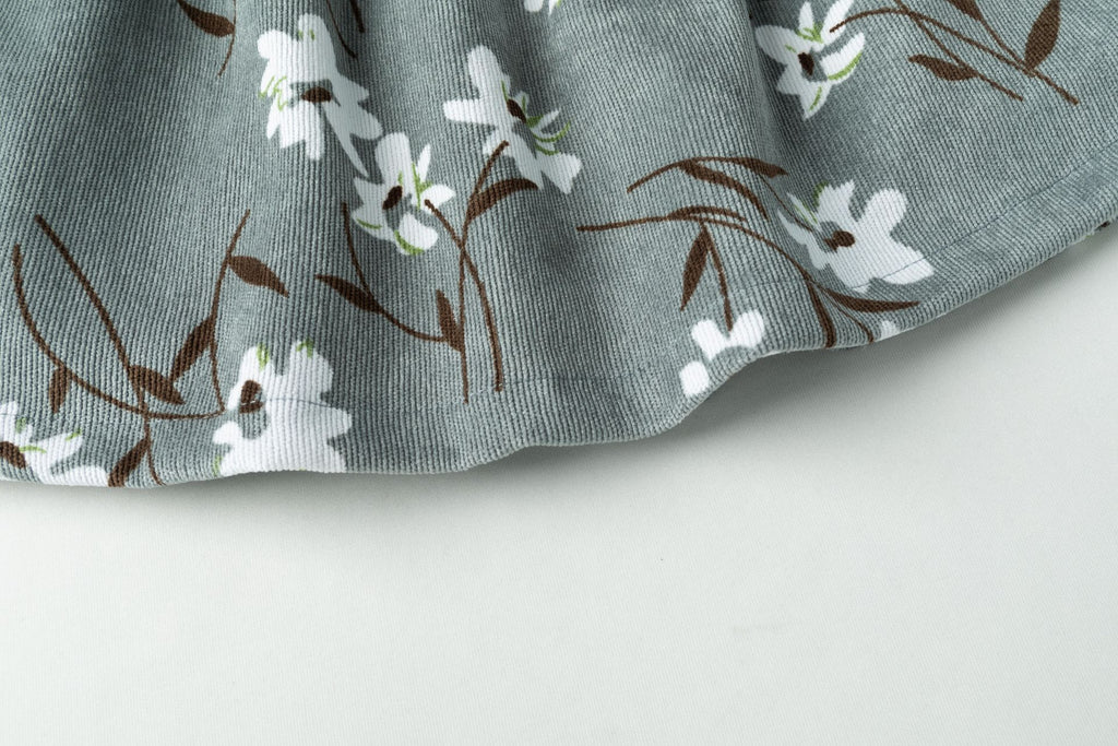 Falda micropana flores