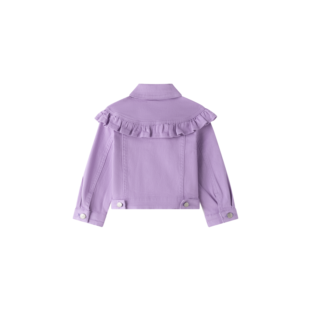 Chaqueta vaquera lila