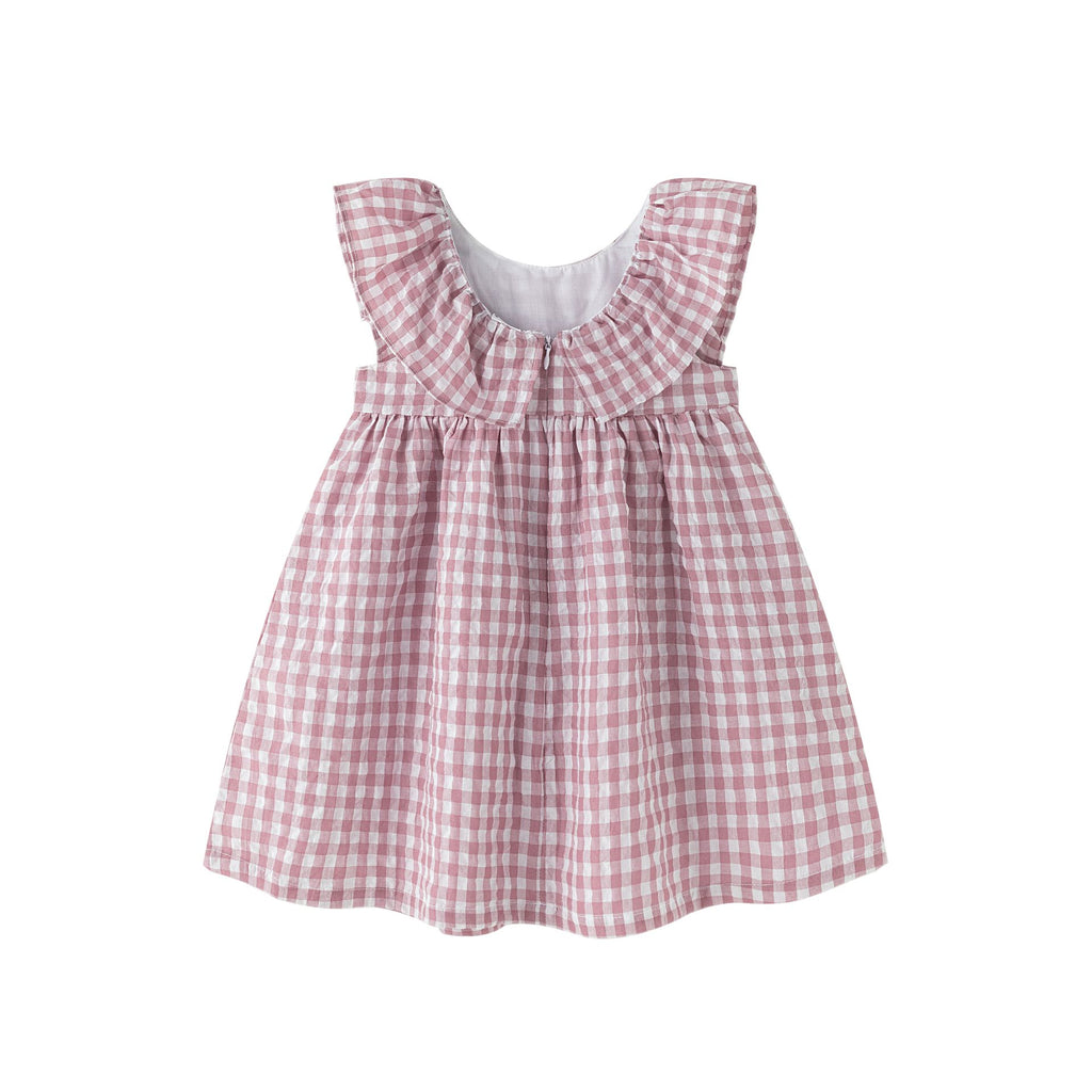 Vestido cuadros Vichy con volantes