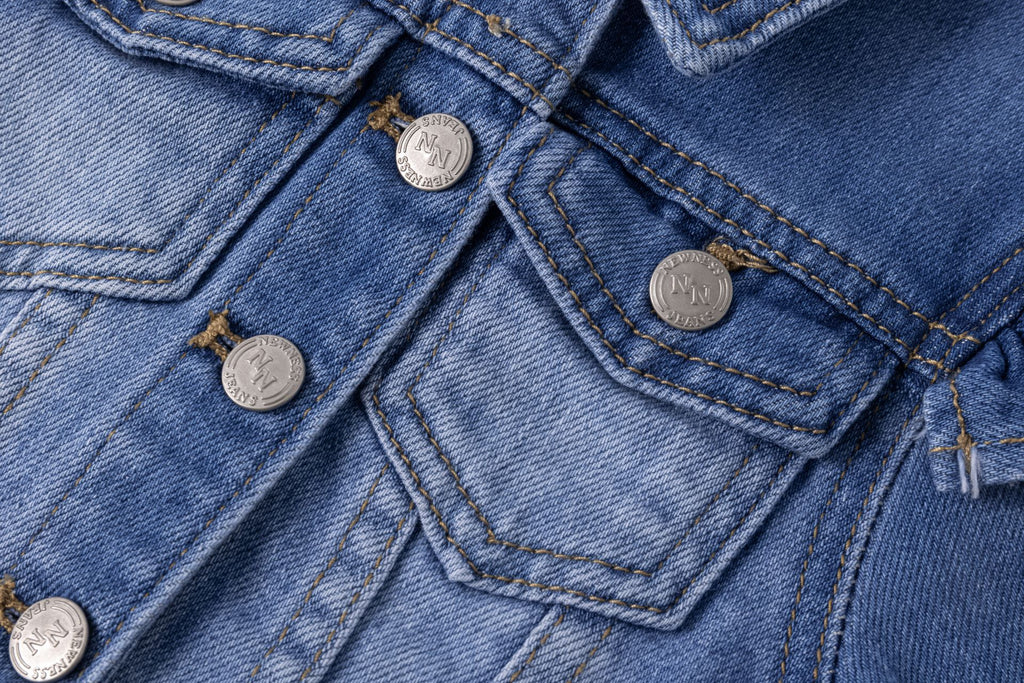 Chaqueta vaquera mariposas