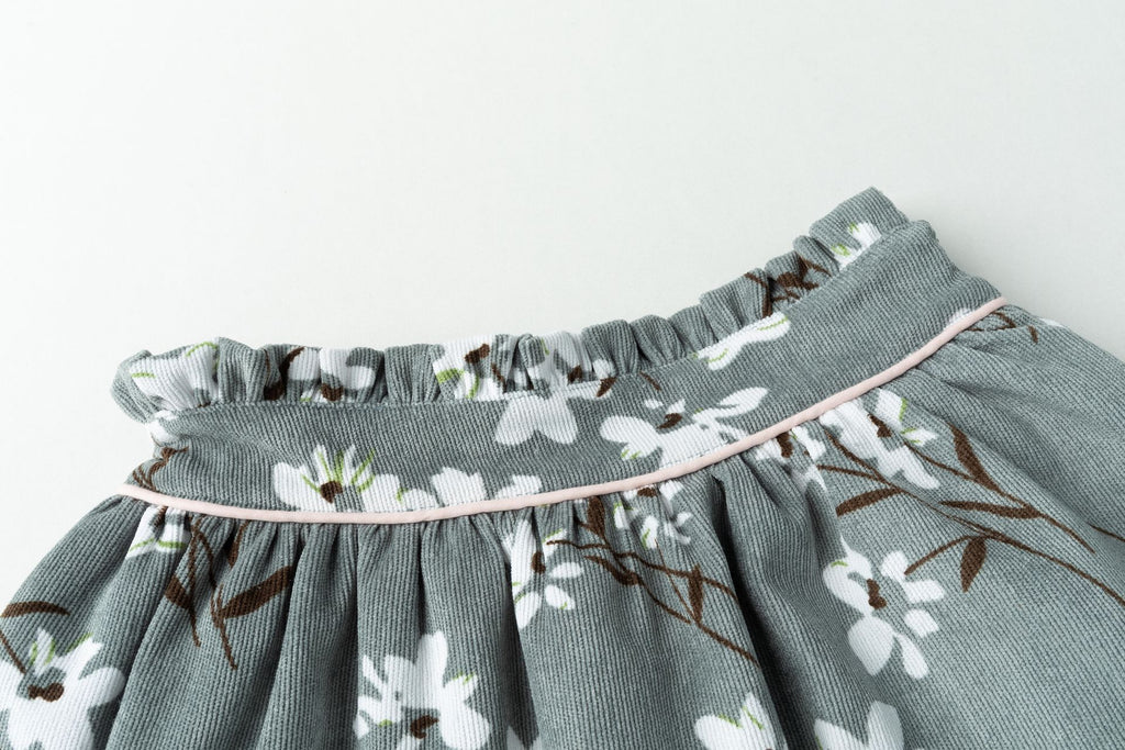 Falda micropana flores