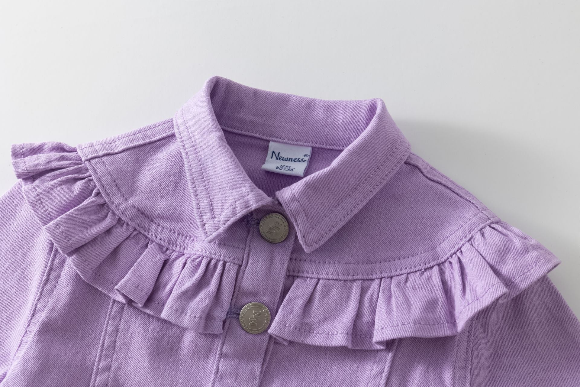 Chaqueta vaquera lila